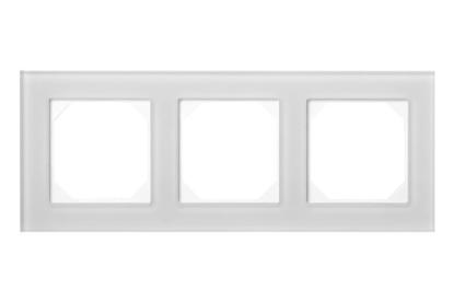 Prekės „Rėmelis 3 vietų 6 mm K14-245-03 Epsilon White glass baltas matinis stiklas Liregus“ paveikslėlis