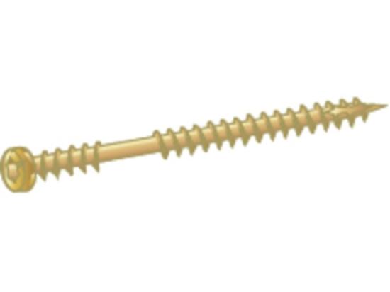 Prekės „Medsraigčiai geltoni 3,9x57 mm T10 250 vnt Essve“ paveikslėlis