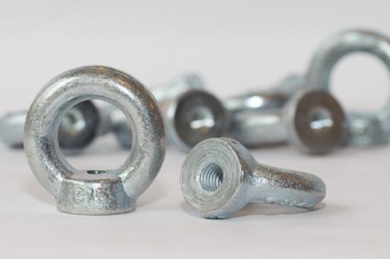 Prekės „Veržlė su kilpa M 12 mm cinkuota akyta DIN-582“ paveikslėlis