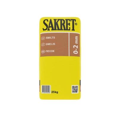 Prekės „Smėlis SAKRET, 0-2 mm, 25 kg“ paveikslėlis