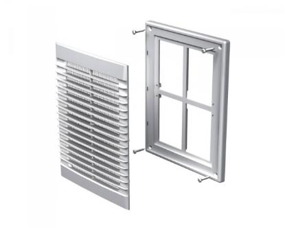 Prekės „Grotelės ventiliacinės plastikinės 180 x 250 mm MV126S Vents“ paveikslėlis
