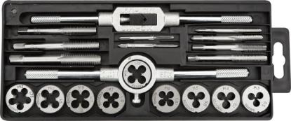 Prekės „Sriegimo įrankių rinkinys 20 dalių M3 - M12 mm Topex 14A425“ paveikslėlis