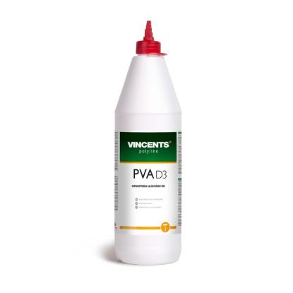 Prekės „Klijai PVA D3 medžiui atsparūs drėgmei 0,5 kg Vincents“ paveikslėlis