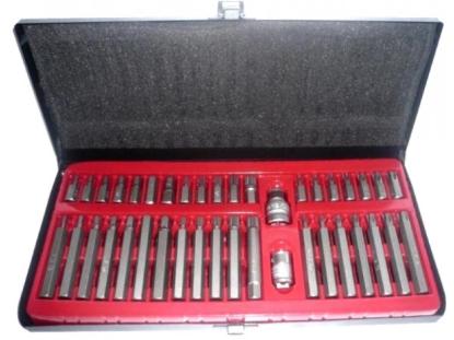 Prekės „Antgalių rinkinys šešiakampių Hex-Torx S2 plienas 40 dalių Corona“ paveikslėlis