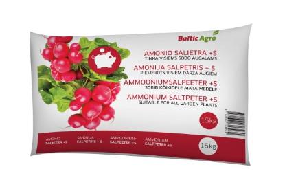 Prekės „Trąšos Amonio salietra + S 15 kg“ paveikslėlis