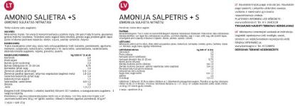 Prekės „Trąšos Amonio salietra + S 15 kg“ paveikslėlis