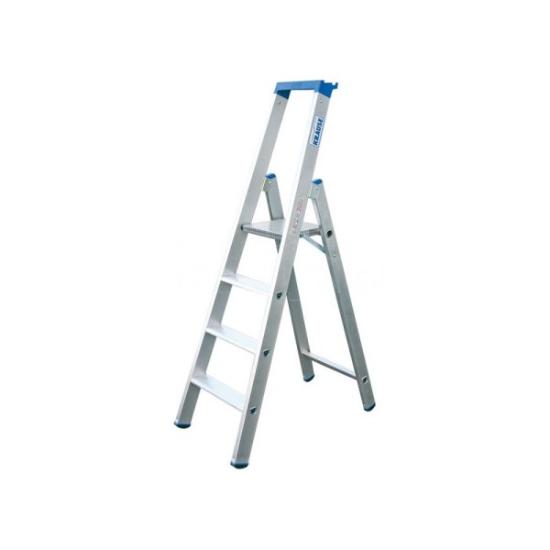 Prekės „Kopėčios aliuminės 4 pakopų 0,95 x 1,6 x 2,95 m Stabilo Krause 124517“ paveikslėlis