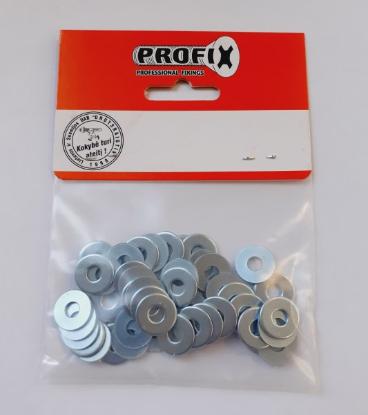 Prekės „Poveržlė plati Ø 6x18 mm cinkuota DIN-9021 50 vnt“ paveikslėlis