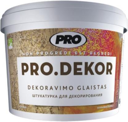 Prekės „Glaistas dekoravimo PRO DEKOR VID 5 KG“ paveikslėlis