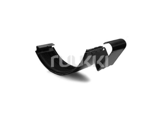 Prekės „Latako apkaba RUUKKI, 125 mm, HCG RR23 tamsiai pilka“ paveikslėlis
