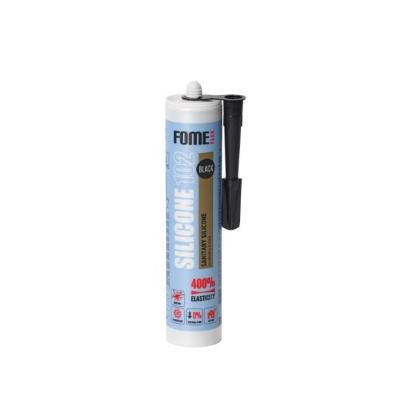Prekės „Silikoninis hermetikas FOME FLEX SILICONE 102, 310 ml, juodas, sanitarinis“ paveikslėlis