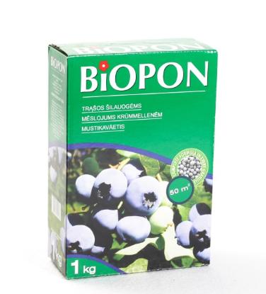 Prekės „Granulės šilauogėms NEW 1 kg Biopon“ paveikslėlis