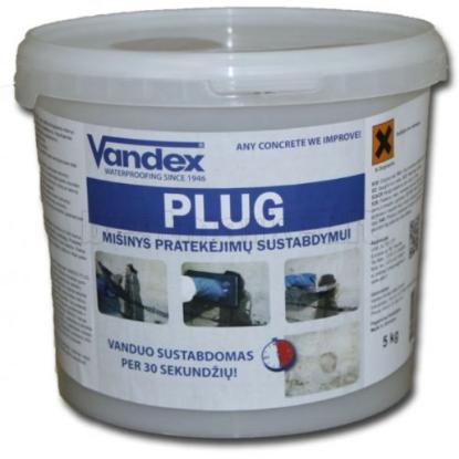 Prekės „Hidroizoliacija VANDEX PLUG 5 kg“ paveikslėlis