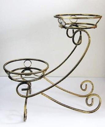Prekės „Gėlių stovas 40-0155 70 x 55 cm 2 vietų“ paveikslėlis