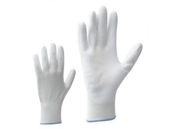 Prekės „Pirštinės nailoninės su PVC žirneliais Nr.8“ paveikslėlis