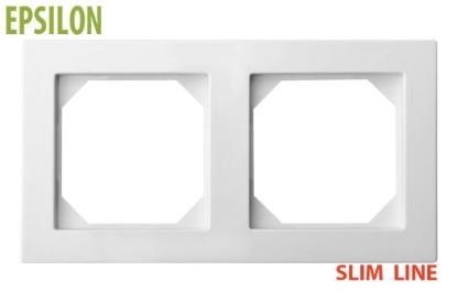 Prekės „Rėmelis 2 vietų K14-145-02 Epsilon baltos spalvos SlimLine Liregus“ paveikslėlis