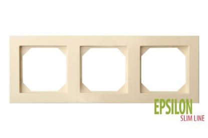 Prekės „Rėmelis 3 vietų K14-145-03 Epsilon smėlio spalvos SlimLine Liregus“ paveikslėlis