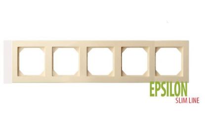 Prekės „Rėmelis 5 vietų K14-145-05 Epsilon smėlio spalvos SlimLine Liregus“ paveikslėlis