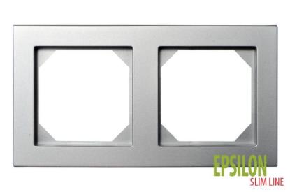 Prekės „Rėmelis 2 vietų K14-145-02 Epsilon metalic spalvos SlimLine Liregus“ paveikslėlis
