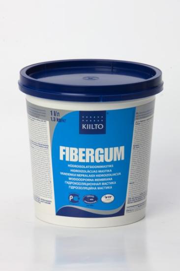 Prekės „Hidroizoliacija nepralaidi vandeniui FIBERGUM 1,3 kg KIILTO“ paveikslėlis