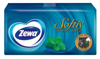Prekės „Nosinaitės vienkartinės Zewa Softis Menthol“ paveikslėlis