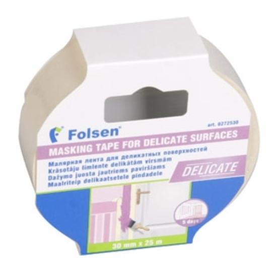 Prekės „Juosta jautriems paviršiams 25 m x 50 mm FOLSEN“ paveikslėlis