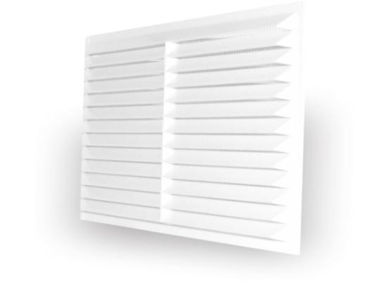 Prekės „Grotelės ventiliacinės plastikinės klijuojamos 220 x 120 mm D220120W Dospel“ paveikslėlis