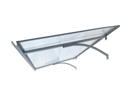 Prekės „Tiesus stogelis STARKEDACH T-160, 1000x1600 mm, pilka“ paveikslėlis