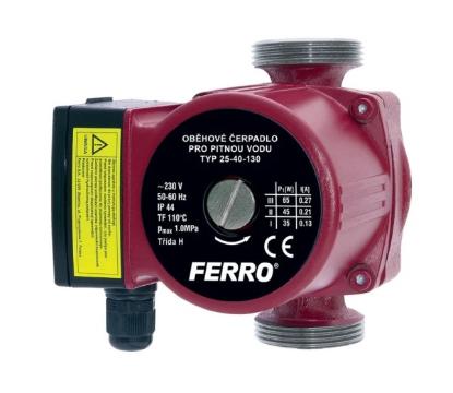 Prekės „Cirkuliacinis siurblys FERRO 25-60-130“ paveikslėlis