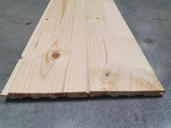 Prekės „Medinės vidaus dailylentės lygiu paviršiumi EGLĖ STF 11x96x3000mm“ paveikslėlis