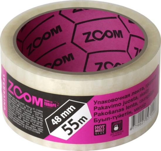 Prekės „Pakavimo juosta ZOOM 48mm x 55m, skaidri“ paveikslėlis