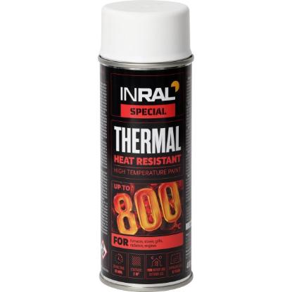 Prekės „Dažai aerozoliniai INRAL HERMAL RAL9003 400 ml“ paveikslėlis