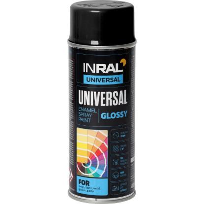 Prekės „Dažai aerozoliniai universalūs INRAL RAL9017 400 ml“ paveikslėlis
