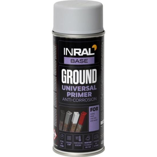 Prekės „Gruntas aerozolinis antikorozinis RAL7040 INRAL G pilkas 400 ml“ paveikslėlis