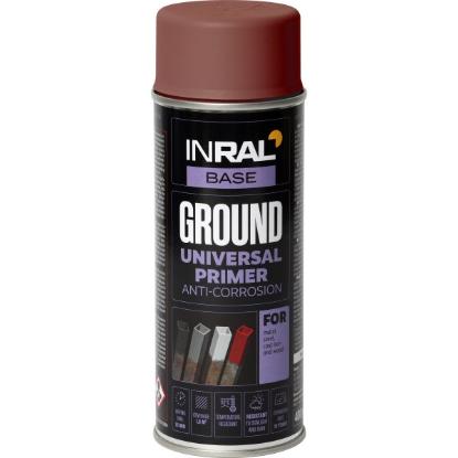 Prekės „Gruntas aerozolinis antikorozinis INRAL GROUND raudonas 400 ml“ paveikslėlis