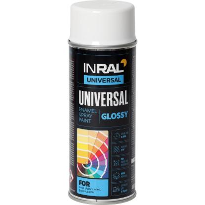 Prekės „Dažai aerozoliniai universalūs INRAL RAL9003 400 ml“ paveikslėlis