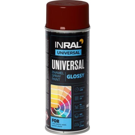 Prekės „Dažai aerozoliniai universalūs  INRAL RAL3004 400 ml“ paveikslėlis