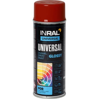 Prekės „Dažai aerozoliniai INRAL UNIVERSAL RAL3000, Ugnies raudona, blizgi, 400 ml“ paveikslėlis