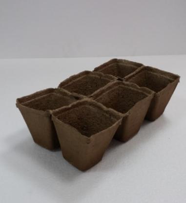 Prekės „Daigykla durpinė 11 x 11cm 6 narelių“ paveikslėlis