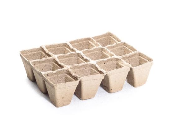 Prekės „Daigykla durpinė 7,5 x 8 cm 12 narelių“ paveikslėlis