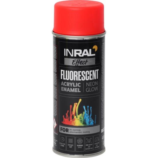 Prekės „Dažai aerozoliniai INRAL FLOROSENT raudoni 400 ml“ paveikslėlis