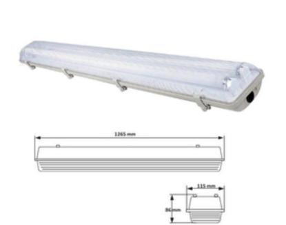 Prekės „Šviestuvas liuminescensinis 2 x 36W EVG IP65 VO0004“ paveikslėlis