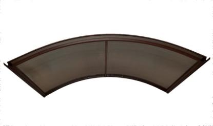 Prekės „Stogelis STARKEDACH arka R-160 rudas 100 x 160 cm“ paveikslėlis