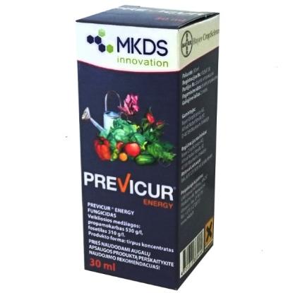 Prekės „Fungicidas pasižymintis apsauginėmis ir gydomosiomis savybėmis Previcur Energy 30 ml“ paveikslėlis