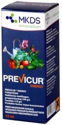 Prekės „Fungicidas pasižymintis apsauginėmis ir gydomosiomis savybėmis Previcur Energy 15 ml“ paveikslėlis