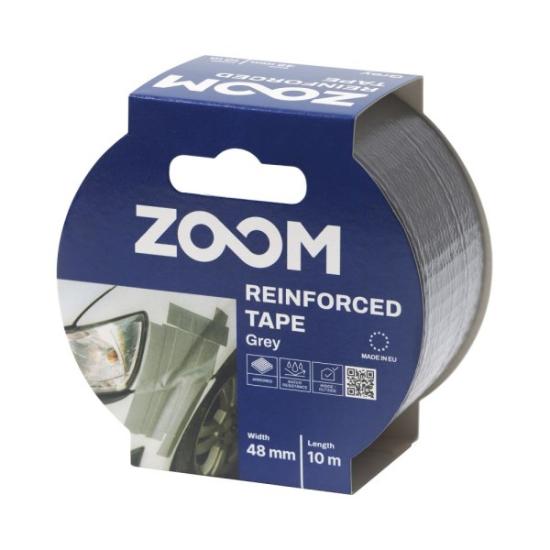 Prekės „Armuota juostelė ZOOM, 48mm x 10m, pilka“ paveikslėlis