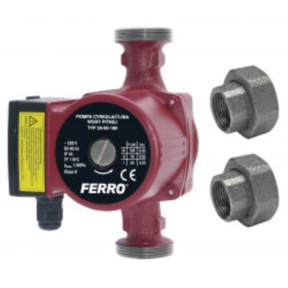 Prekės „Siurblys cirkuliacinis FERRO WEBERMAN 25-80-180, 0301W“ paveikslėlis