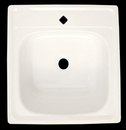 Prekės „Plautuvė plieninė 500 x 500 x 160 mm baltos spalvos TREDI“ paveikslėlis