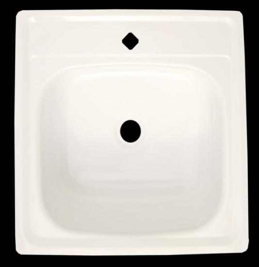 Prekės „Plautuvė plieninė 500 x 500 x 160 mm baltos spalvos TREDI“ paveikslėlis