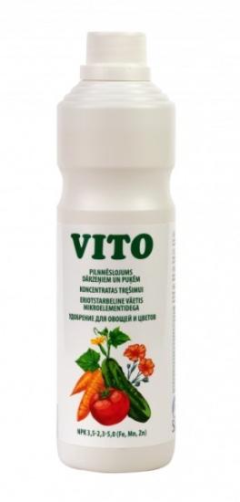 Prekės „VITO pilnavertės trąšos daržovėms ir gėlėms, 520 g“ paveikslėlis